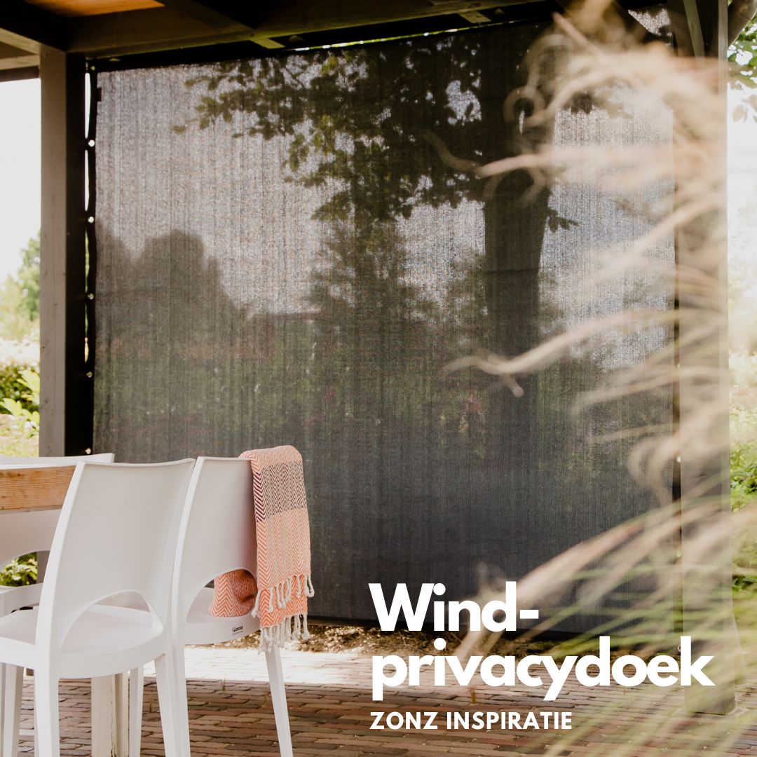 Oprolbaar zon- en privacyscherm | ZONZ